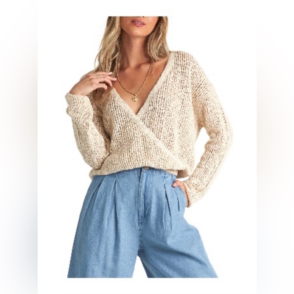 Billabong Sweet Bliss Wrap Front Sweater